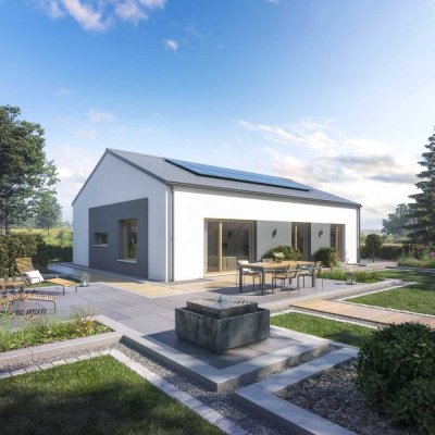 Moderner Bungalow inkl. Baugrundstück - nachhaltig, innovativ und wertbeständig