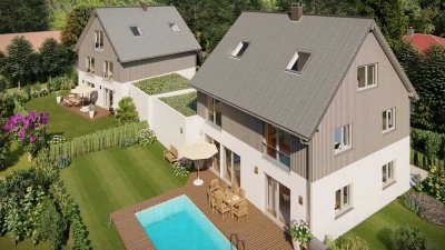 Luxuriöses EFH in Villenlage von Grafrath zum Bezug in 2024 - Haus B