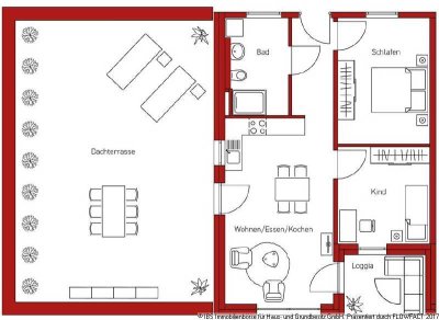 SIE SUCHEN DAS BESONDERE: Schicke 3-Zimmer-Wohnung mit extra großer Dachterrasse - Neubau