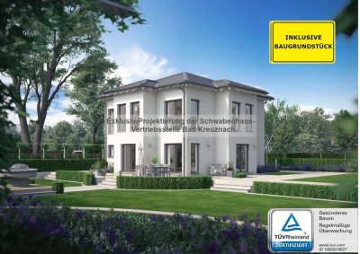 Energieeffiziente Stadtvilla: Neubau mit Individuellem Wohnkonzept für Ihr Traumhaus / inkl. KG