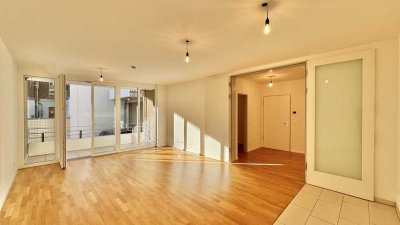 Moderne 4-Zimmer-Wohnung mit Balkon und offener Wohnküche in Düsseldorf-Bilk / Tiefgarage möglich