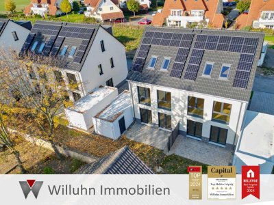 NEUBAU: Familientraum mit eigenem Garten l KFW55 l Garage l Wärmepumpe und PV-Anlage