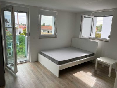 Exklusive, möblierte 1 ZKB Stadtzentrum/Rotes Tor mit Balkon, provisionsfrei, neuwertig