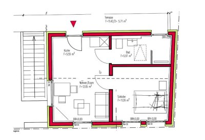 2-Zimmer-Wohnung inkl. Einbauküche in Landau-Wollmesheim