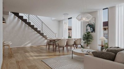 Rheintrio Rodenkirchen – Exklusives Penthouse-Maisonette mit Blick ins Grüne!