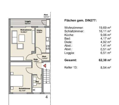 Schöne 2-Zimmer Wohnung mit Balkon in Köln!