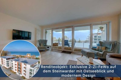 Renditeobjekt: Exklusive 2-Zi-FeWo auf dem Steinwarder mit Ostseeblick und modernem Design