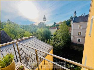 Dorfen - 3,5-Zimmer-Marionette Wohnung mit Dachterrasse - traumhafter Blick auf die Isen und über di