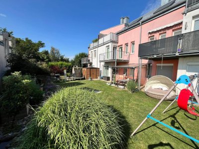 Eigentumswohnung mit schönem Garten, dazugehörigen Garagenplatz und eigenem Kellerabteil