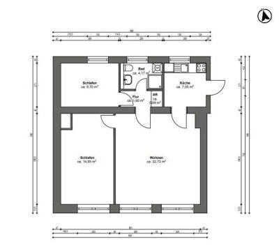 Schöne 3-Zimmerwohnung nahe Seddiner See