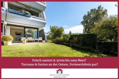 Frisch saniert & 300m bis zum Meer! Terrasse & Garten an der Ostsee, Ferienerlebnis pur!