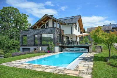 Traumhaus mit Blick auf unverbaute Wiesen