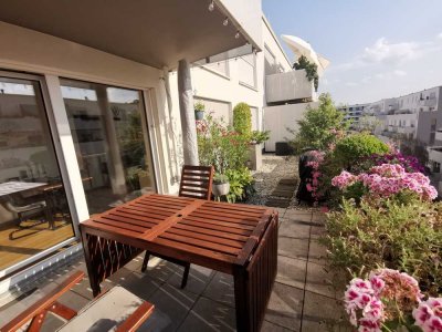 Moderne 2-Zimmer-Wohnung mit großer Terrasse direkt am Postplatz