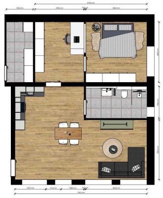 Attraktive 3-Zimmer-Wohnung zum Erstbezug mit gehobener Innenausstattung in Seedorf