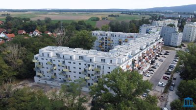 ERSTBEZUG mit KAUFOPTION - 3-Zimmer-Mietwohnungen (in Ecklage) mit Balkon / Terrasse &amp; Parkplatz-Option nahe Merkur City (BEISPIEL-Fotos Top 19)