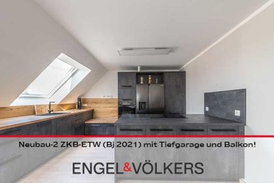 Haßloch: Moderne Neubau-2 ZKB-ETW (Bj 2021) mit Tiefgarage und Balkon!