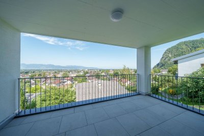 Traumaussicht in Hohenems: Wohnanlage Hangweg Top 1 mit Weitblick und Swimming Pool