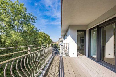 Juwel im Lehel, Luxuswohnung mit Blick auf Engl. Garten