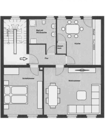 Stilvolle 2-Raum-Wohnung  75qm in Nürnberg Steinbühl