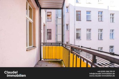 ⭐️ Charmante 1-Zi-Wohnung in Neukölln mit Balkon, Parkett, modernem Bad und großzügigem Grundriss