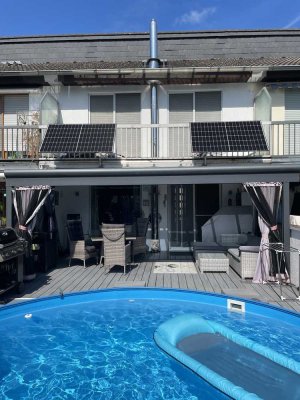 6 Meter breites Split-Level-Haus mit Garage, Pool und in bester Nachbarschaft von Braunshardt