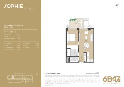 Erstbezug 2-Zimmer-Neubauwohnung mit tollem Balkon in 1090 ab Dezember zu mieten