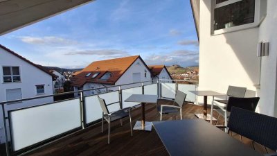 Helle 4 Zimmer- Maisonette-Wohnung in Weinsberg mit Terrasse, Aufzug und 2 Parkplätze