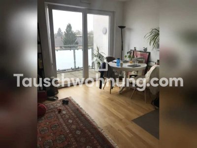 Tauschwohnung: Modernes Appartment mit Balkonin ruhiger Gegend