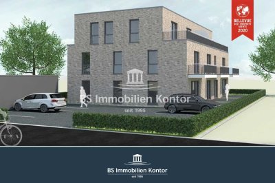 Papenburg! Exklusive Neubau OG-Wohnung Nr. 5 mit Balkon in zentraler Wohnlage!