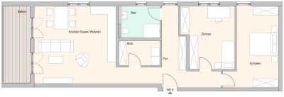 Großzügige 3-Zimmer-Wohnung im Neubau mit Loggia zum Erstbezug (4-9)