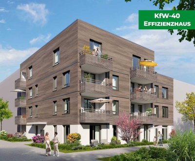 Penthouse mit moderner Raumaufteilung, offene Wohnküche, Dachterrasse und 2 Süd-Ost Balkonen