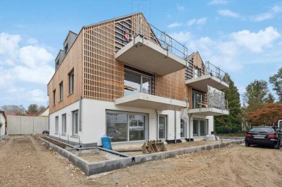 3 Zimmer Erdgeschosswohnung mit großem Südgarten in einem Mehrgenerationenhaus in Karlsfeld