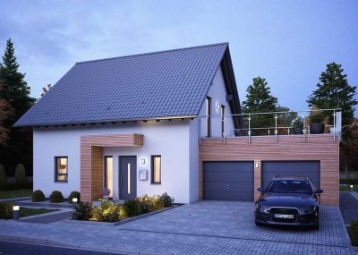 Modernes Einfamilienhaus mit Garage und inkl. Grundstück