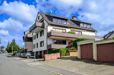 Wohnen mit Panoramablick: Zwei-Zimmer-Wohnung mit Balkon in malerischer Umgebung von Winz-Baak