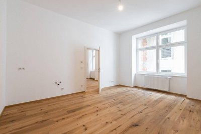 2-Zimmer Altbau-Erstbezug mit Balkon! Nähe Augarten!