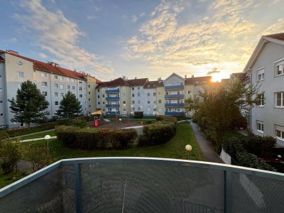 3-Zimmerwohnung mit zentraler Raumaufteilung und Balkon