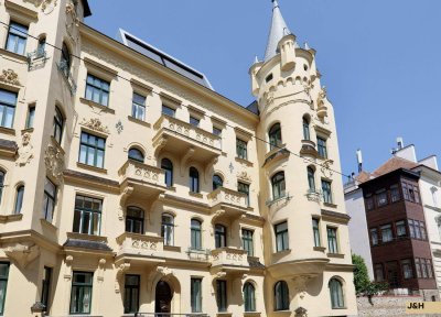 Residieren im SCHLOSS: Hochwertiger STILALTBAU in ATEMBERAUBENDEN Ambiente im COTTAGE VIERTEL!