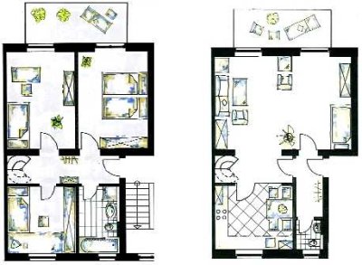 Schöne 4-Zimmer-Maisonettwohnung zu vermieten