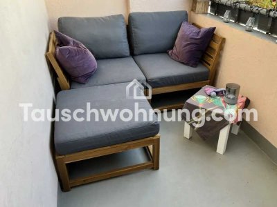 Tauschwohnung: Altbauwohnung mit Balkon, Gartenmitbenutzung und Fensterbad