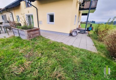 Liebevolle 3 Zi.-Garten-Wohnung mit Garage