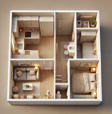 Exklusive 4-Zimmer-Dachgeschosswohnung mit Dachterrasse