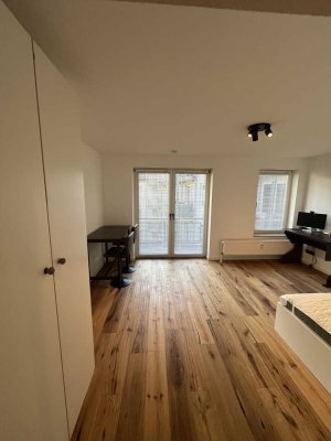 Exklusives saniertes 1-Zimmer-Appartement mit Balkon und Einbauküche in zentraler Lage Paderborn