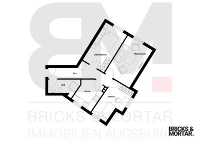 Stadtnahes Wohnjuwel: Charmante 3-Zimmer-Wohnung in Göggingen