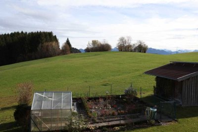 3-Zimmerwohnung auf Einödhof mit herrlichem Bergblick als Zweitwohnung