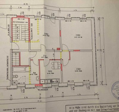 Freundliche 3-Zimmer-EG-Wohnung mit gehobener Innenausstattung mit Balkon in Waren (Müritz)