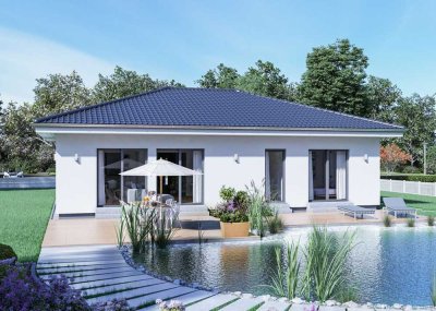 NEUBAU: Lichtdurchflutet, modern und offen: Bungalow an der ELBE