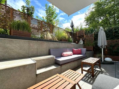 Stilvolles Maisonette mit Gartenterrasse & Balkon