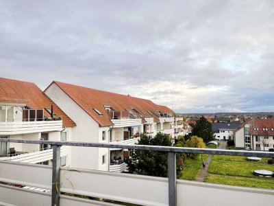 Aussicht bis zur Heide! Interessante 2- Raum-Wohnung in Lieskau