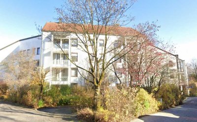 Sanierte 2-Zimmer-Wohnung mit Balkon in Unterhaching am Hachinger Bach