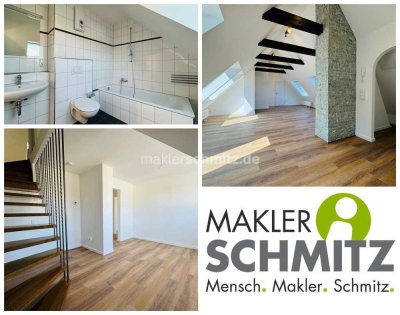 M'GLADBACH - RHEYDT
SANIERTE MAISONETTE-DACHGESCHOSSWOHNUNG INKL. KÜCHE & BALKON!